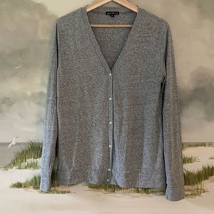 J. Crew Mercantile Heather Grey Cardigan- M